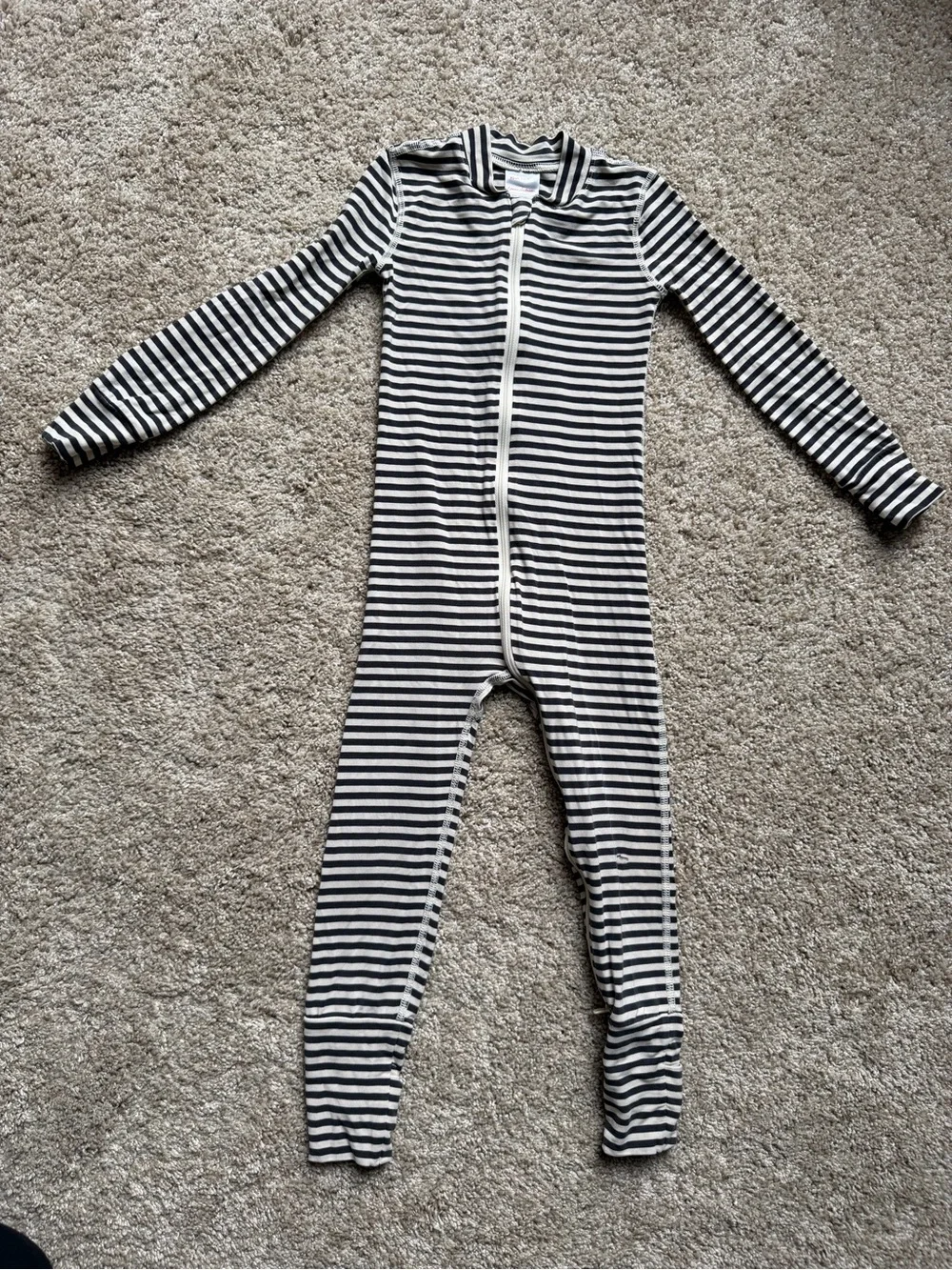 Hanna Andersson Hannahsoft Stretch Tencel Sleeper Set Of 2 Striped 3T Unisex